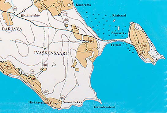 Ivaskensaari map